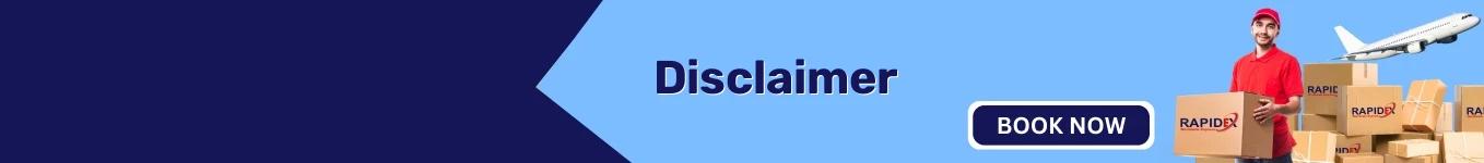 Disclaimer | International Courier Services