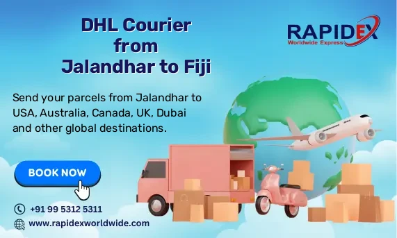 DHL Courier from Jalandhar to Fiji | Free Pickup & Fast Delivery