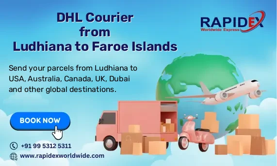 DHL Courier from Ludhiana to Faroe Islands | Free Pickup & Fast Delivery