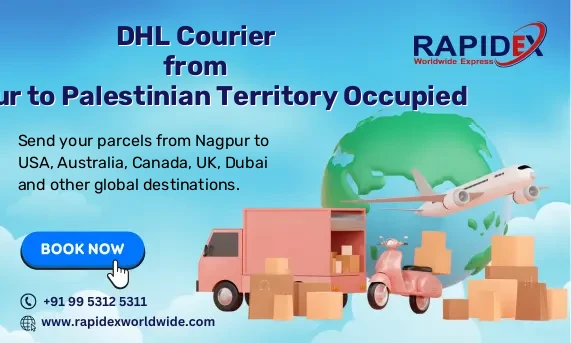 DHL Courier from Nagpur to Palestinian Territory Occupied | Free Pickup & Fast Delivery