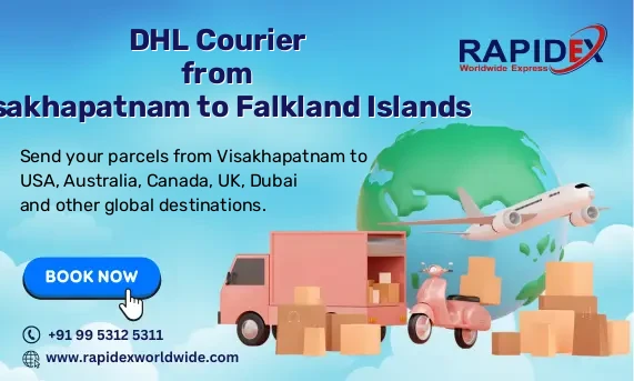 DHL Courier from Visakhapatnam to Falkland Islands | Free Pickup & Fast Delivery