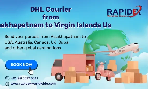 DHL Courier from Visakhapatnam to Virgin Islands Us | Free Pickup & Fast Delivery