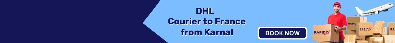 DHL Courier to France from Karnal | Free Pickup & Fast Delivery