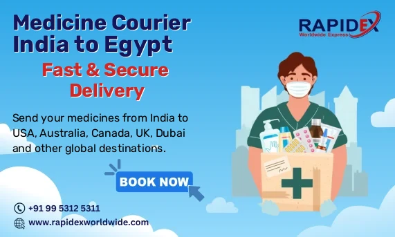 Medicine Courier from India to Egypt | Fast & Secure Delivery