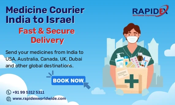 Medicine Courier from India to Israel | Fast & Secure Delivery