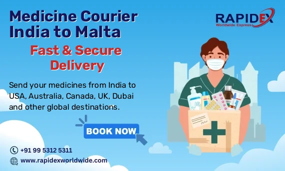 Medicine Courier from India to Malta | Fast & Secure Delivery