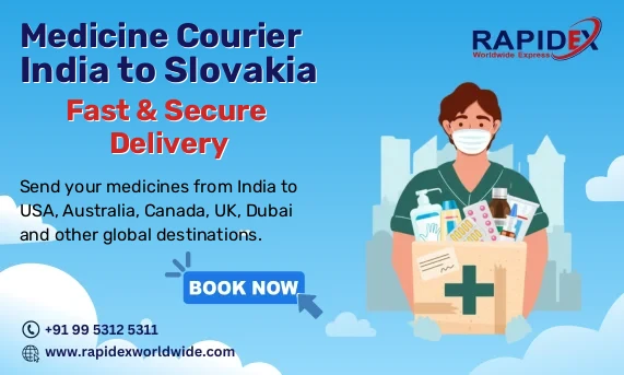 Medicine Courier from India to Slovakia | Fast & Secure Delivery