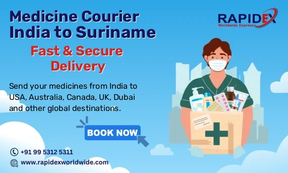 Medicine Courier from India to Suriname | Fast & Secure Delivery