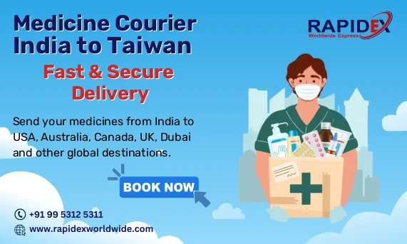 Medicine Courier from India to Taiwan | Fast & Secure Delivery