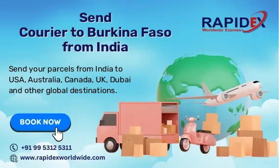 Send Courier to Burkina Faso from India | Fast & Affordable Rates