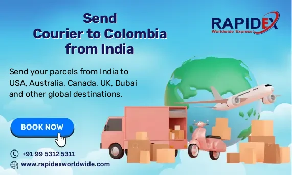 Send Courier to Colombia from India | Fast & Affordable Rates