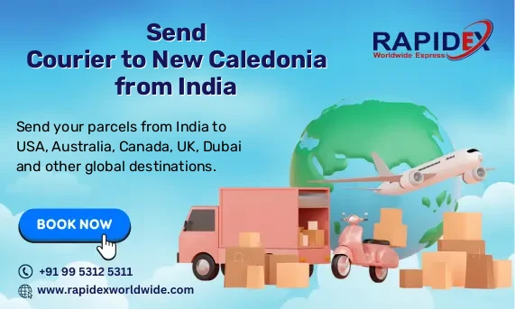 Send Courier to New Caledonia from India | Fast & Affordable Rates
